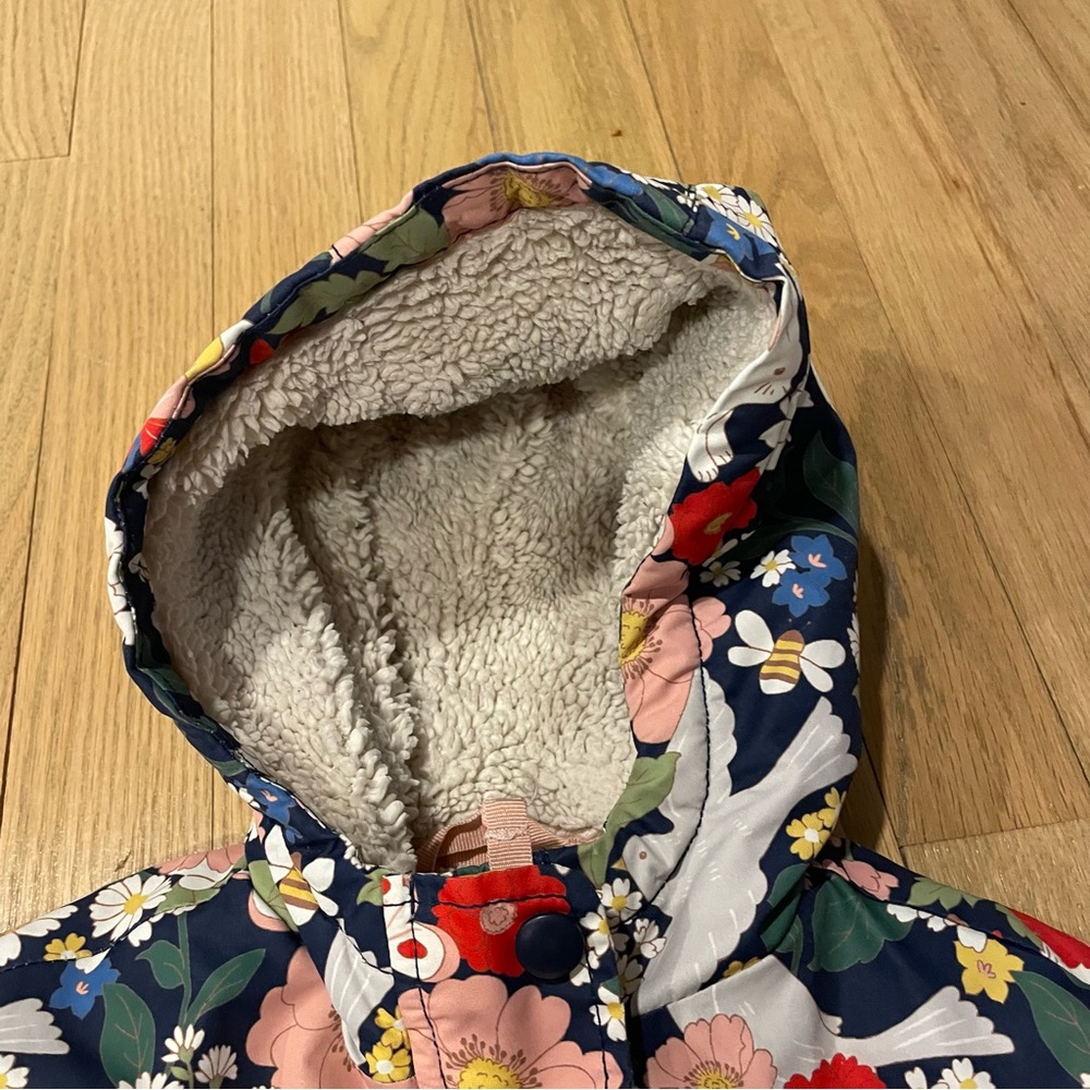 Mini Boden Sherpa Lined Anorak Coat - Picture 6 of 8